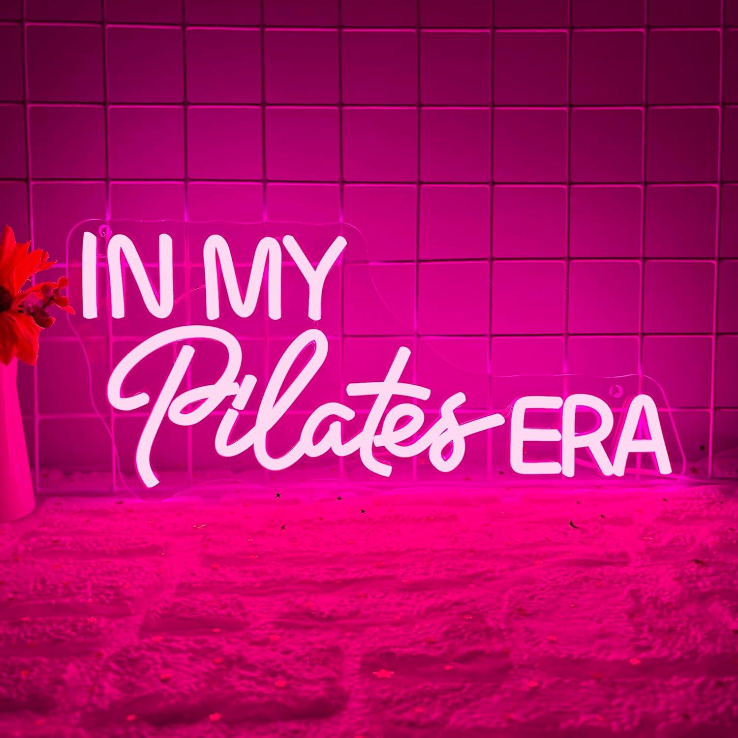 Pilates Yoga Room - Pilates Dönemimde Neon Tabela Kısılabilir LED
