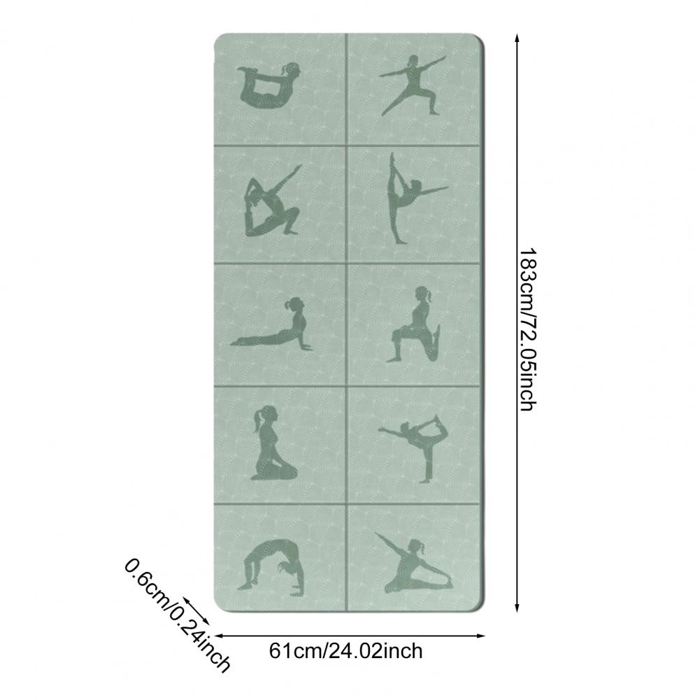 Pilates Yoga For Beginners - Katlanabilir Yoga Matı Ekstra Taşınabilir Seyahat