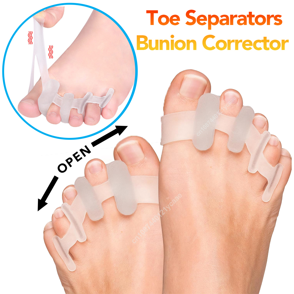 Toe Separator Silicon - 1 çift Silikon Ayak Ayırıcı Bunyon