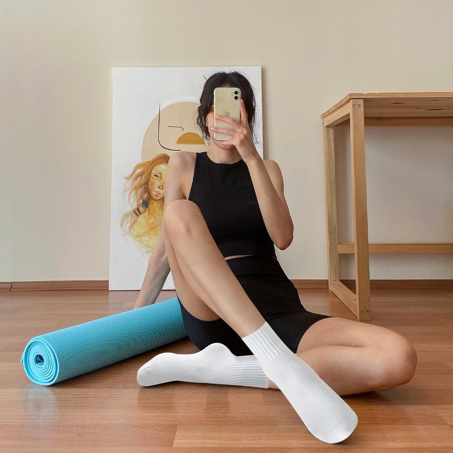 4-6 çift kadın yoga çorapları, - Medias Para Pilates Y Yoga incelemesi ve fiyatı
