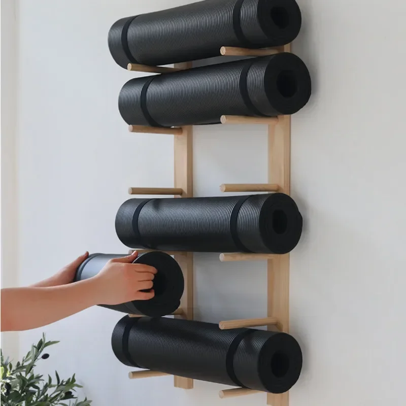 Masif Ahşap Yoga Matı Saklama  - Pilates Yoga Room incelemesi ve fiyatı