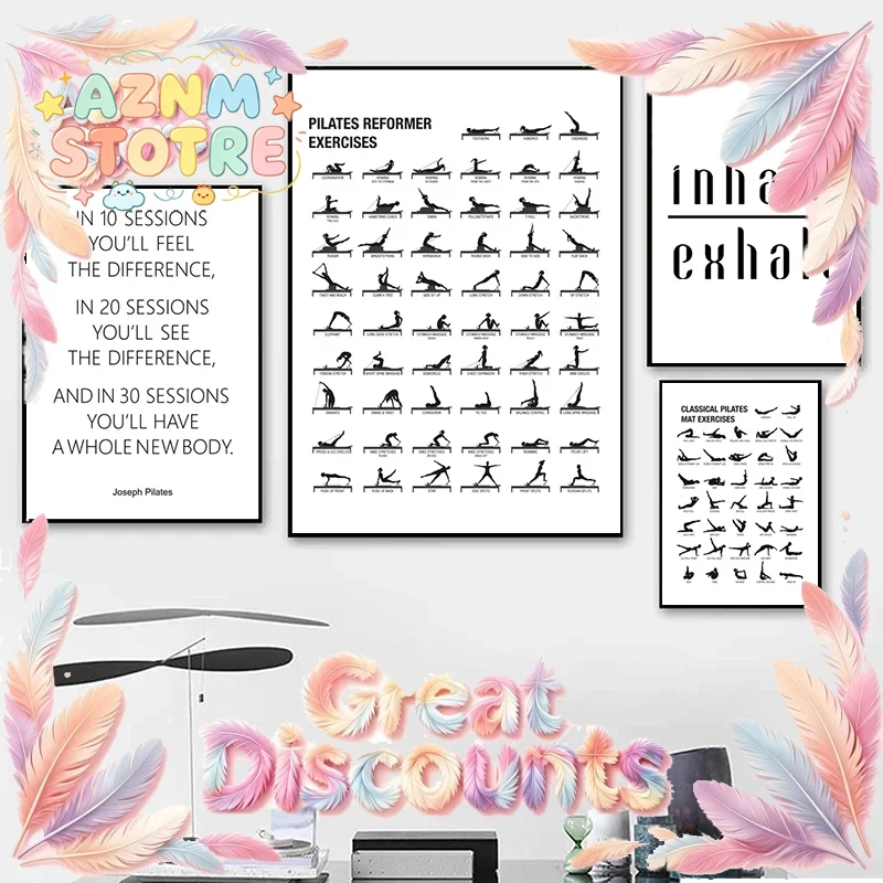 Pilates Egzersiz Tablosu Poste - Pilates Yoga Room incelemesi ve fiyatı