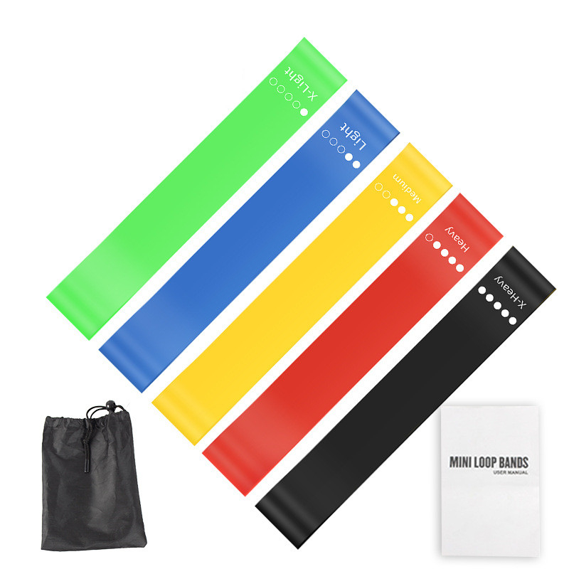 5 adet TPE direnç bantları set - Pilates Yoga Kit incelemesi ve fiyatı